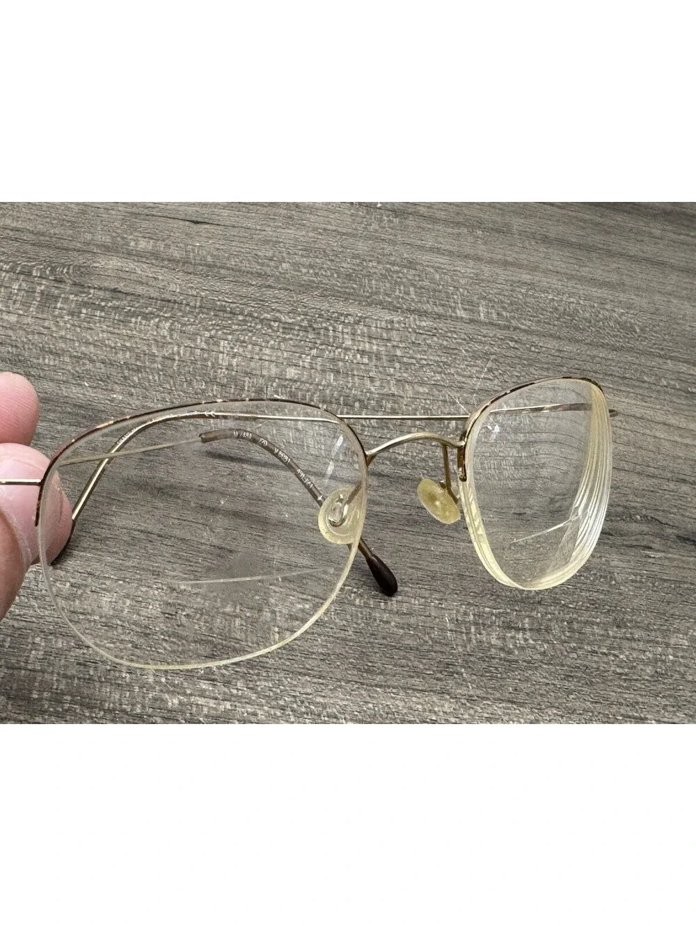 Silhouette Eyeglasses Gold M 7484 6081 Semi Rimless Frames 49[]21-150 Austria
